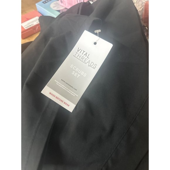 Vital Threads Men and Women Scrubs Set V-Neck Top & Drawstring Pant VT509C Size - Picture 8 of 8